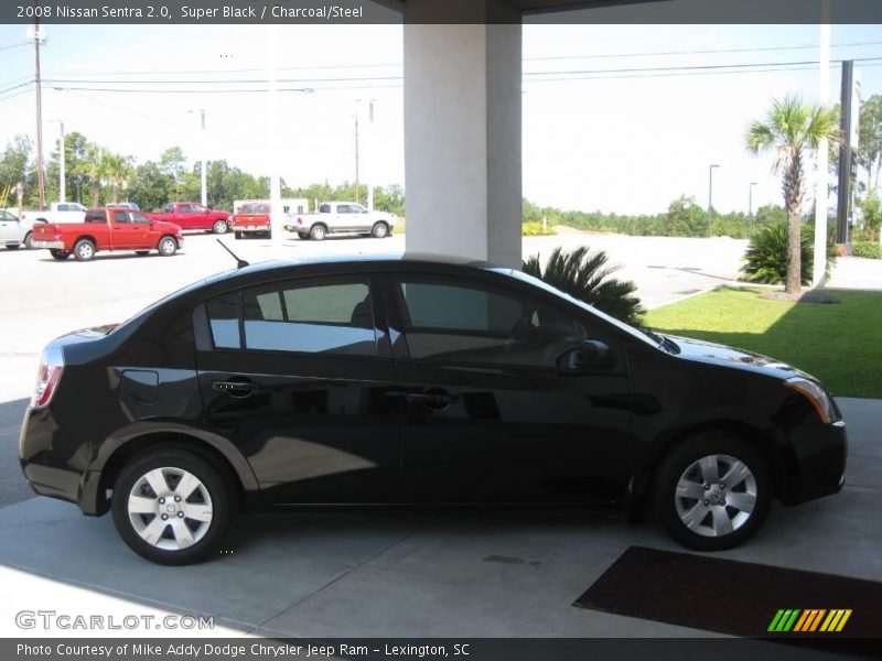 Super Black / Charcoal/Steel 2008 Nissan Sentra 2.0