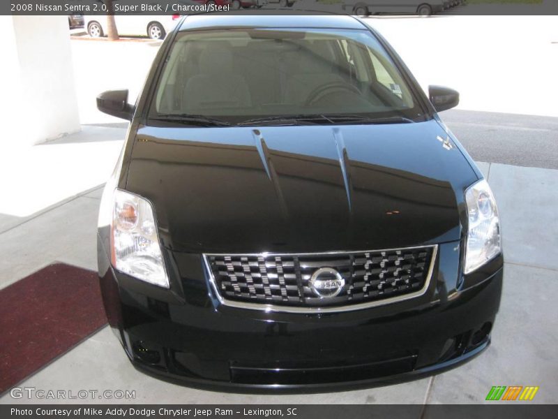 Super Black / Charcoal/Steel 2008 Nissan Sentra 2.0