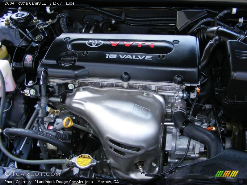 Black / Taupe 2004 Toyota Camry LE