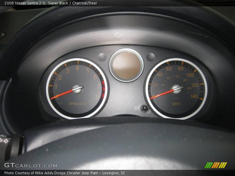 Super Black / Charcoal/Steel 2008 Nissan Sentra 2.0