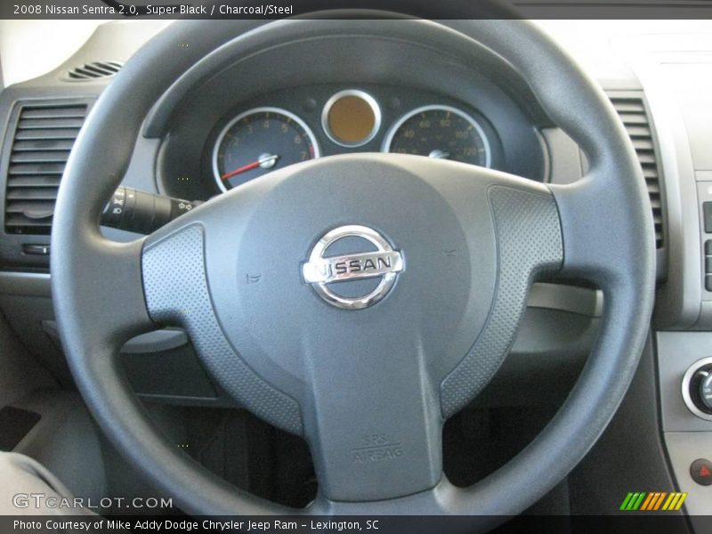 Super Black / Charcoal/Steel 2008 Nissan Sentra 2.0