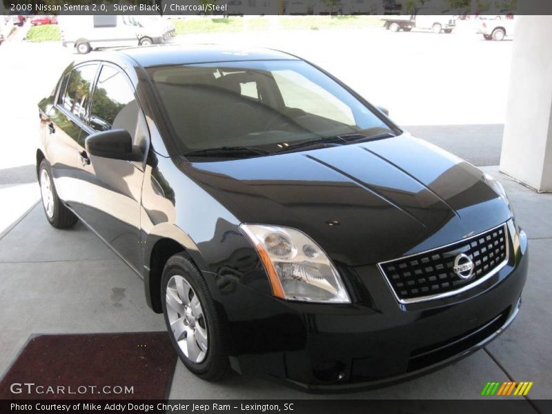 Super Black / Charcoal/Steel 2008 Nissan Sentra 2.0