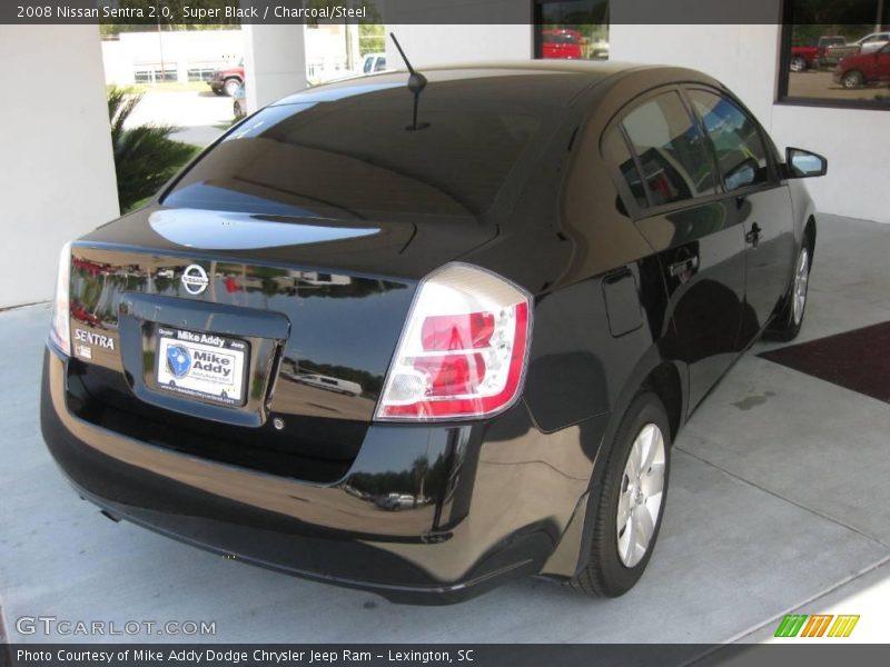 Super Black / Charcoal/Steel 2008 Nissan Sentra 2.0