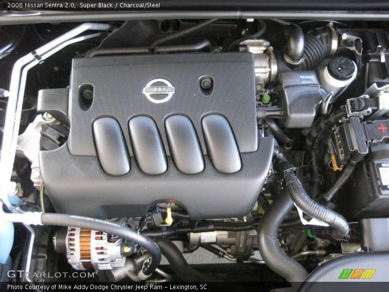 Super Black / Charcoal/Steel 2008 Nissan Sentra 2.0