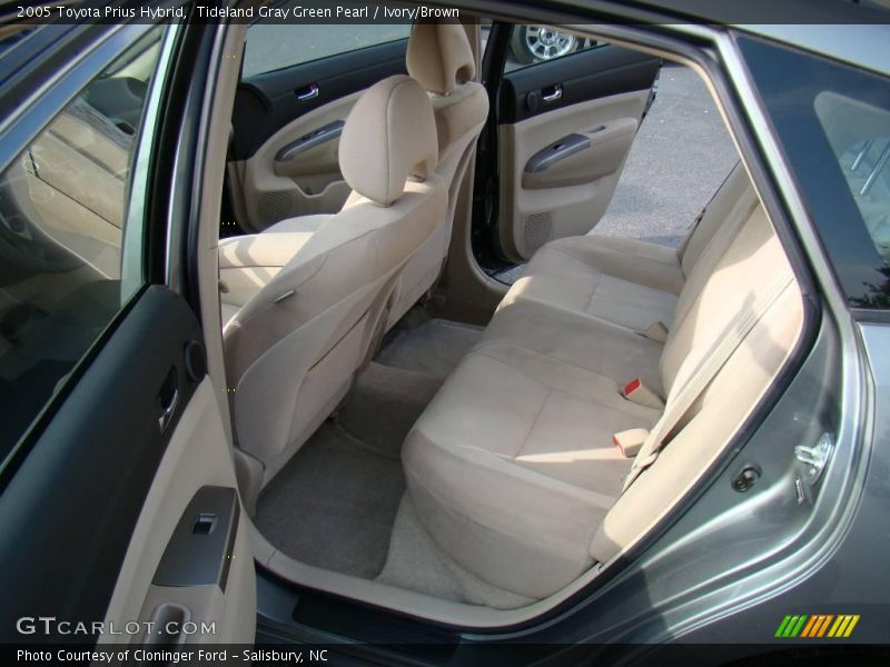 Tideland Gray Green Pearl / Ivory/Brown 2005 Toyota Prius Hybrid