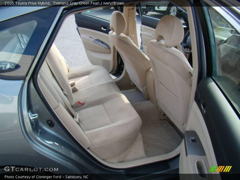 Tideland Gray Green Pearl / Ivory/Brown 2005 Toyota Prius Hybrid