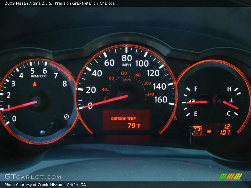 Precision Gray Metallic / Charcoal 2009 Nissan Altima 2.5 S