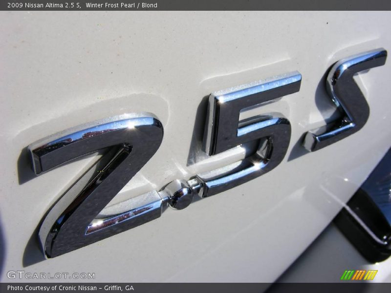 Winter Frost Pearl / Blond 2009 Nissan Altima 2.5 S