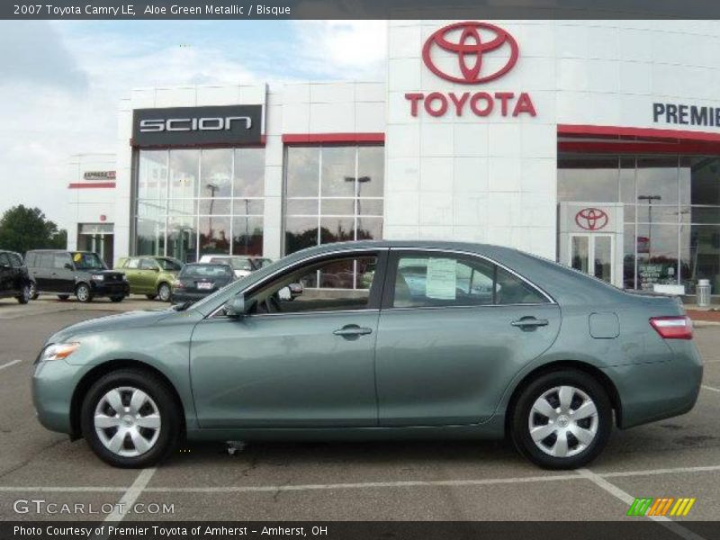 Aloe Green Metallic / Bisque 2007 Toyota Camry LE