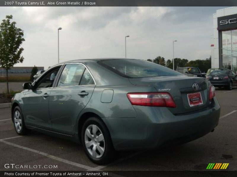 Aloe Green Metallic / Bisque 2007 Toyota Camry LE