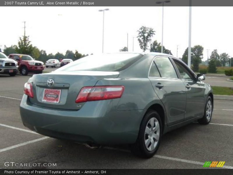 Aloe Green Metallic / Bisque 2007 Toyota Camry LE