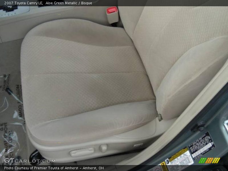 Aloe Green Metallic / Bisque 2007 Toyota Camry LE