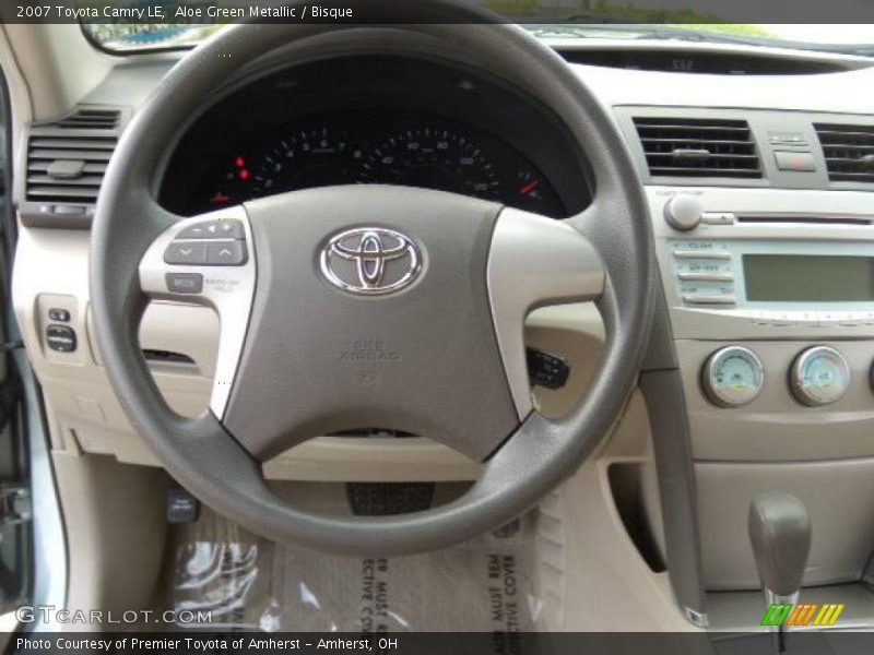 Aloe Green Metallic / Bisque 2007 Toyota Camry LE