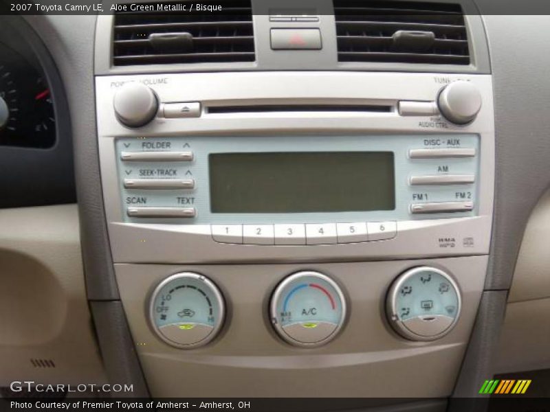 Aloe Green Metallic / Bisque 2007 Toyota Camry LE