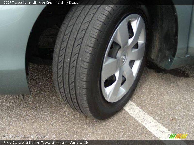 Aloe Green Metallic / Bisque 2007 Toyota Camry LE