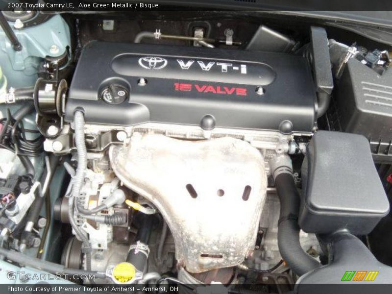Aloe Green Metallic / Bisque 2007 Toyota Camry LE