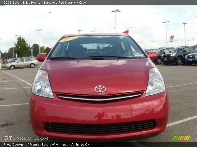 Barcelona Red Metallic / Gray 2008 Toyota Prius Hybrid