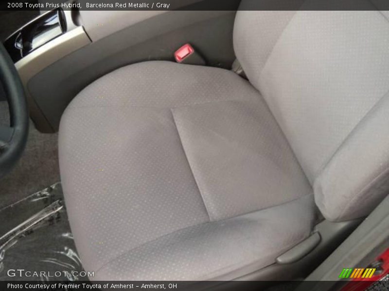 Barcelona Red Metallic / Gray 2008 Toyota Prius Hybrid