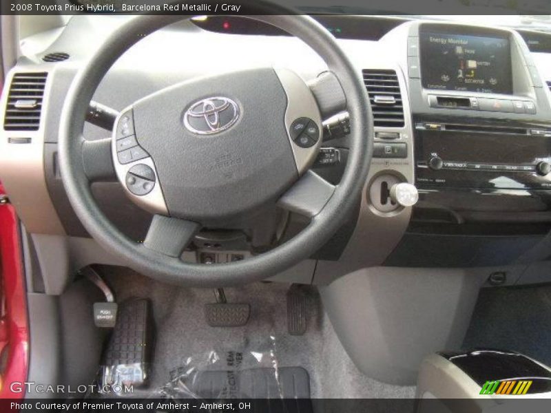 Barcelona Red Metallic / Gray 2008 Toyota Prius Hybrid