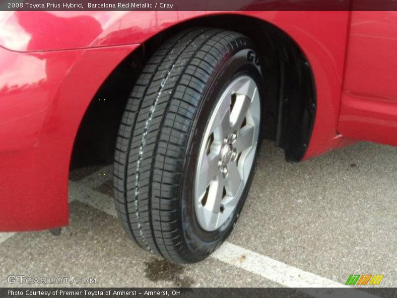 Barcelona Red Metallic / Gray 2008 Toyota Prius Hybrid