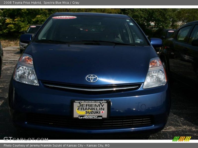 Spectra Blue Mica / Gray 2008 Toyota Prius Hybrid