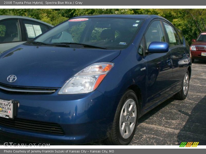 Spectra Blue Mica / Gray 2008 Toyota Prius Hybrid