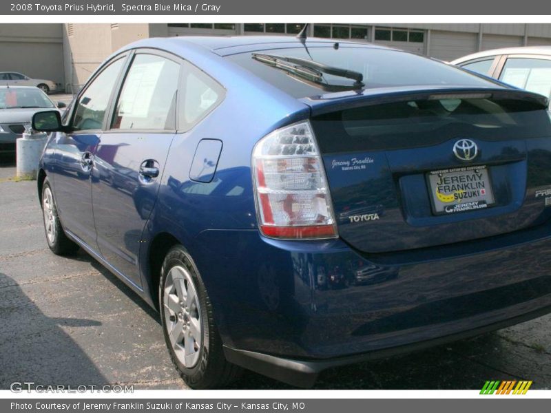 Spectra Blue Mica / Gray 2008 Toyota Prius Hybrid
