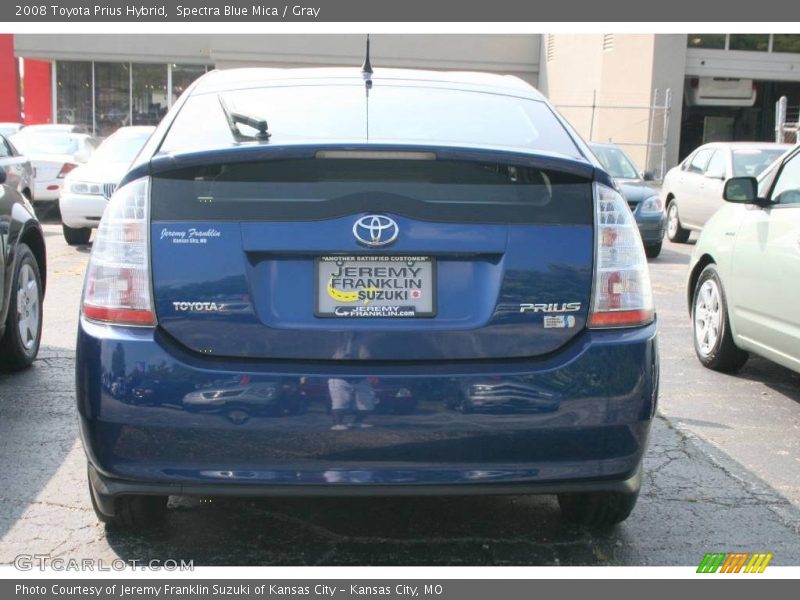 Spectra Blue Mica / Gray 2008 Toyota Prius Hybrid