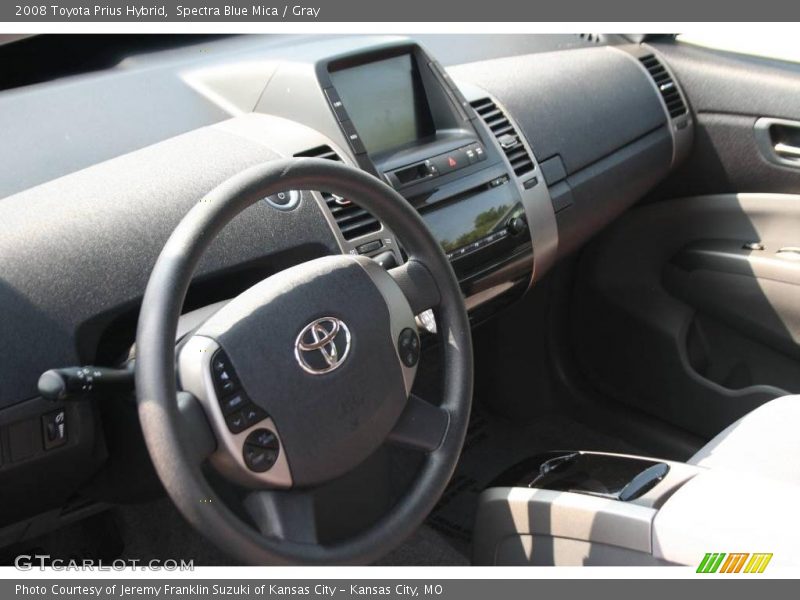Spectra Blue Mica / Gray 2008 Toyota Prius Hybrid