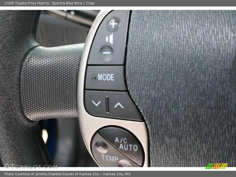 Spectra Blue Mica / Gray 2008 Toyota Prius Hybrid