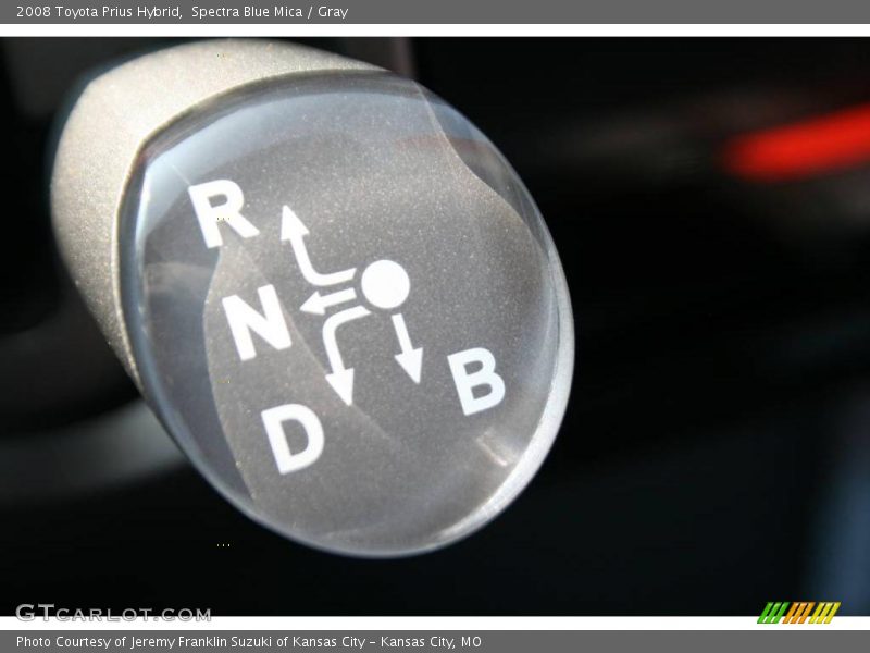 Spectra Blue Mica / Gray 2008 Toyota Prius Hybrid