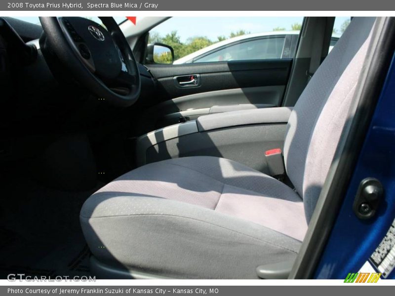 Spectra Blue Mica / Gray 2008 Toyota Prius Hybrid