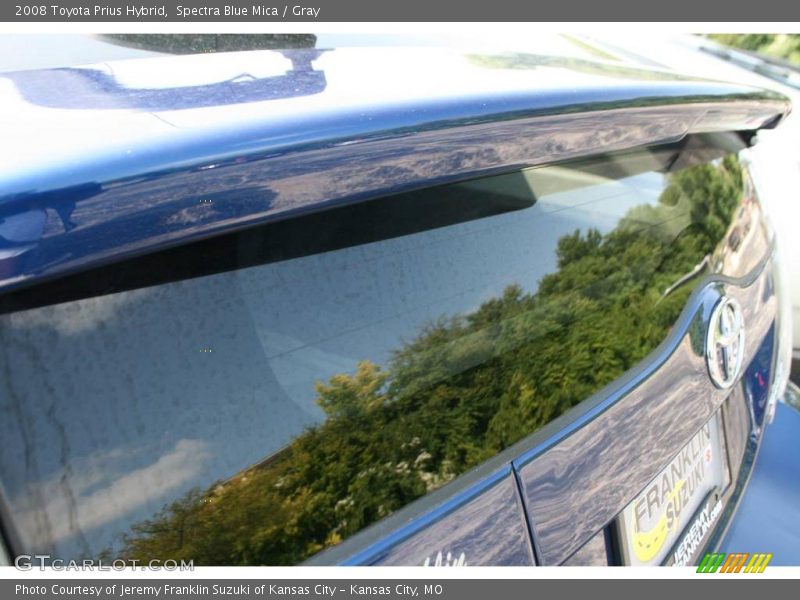 Spectra Blue Mica / Gray 2008 Toyota Prius Hybrid