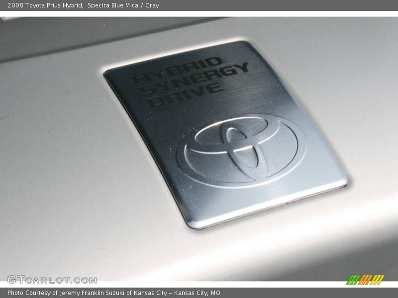 Spectra Blue Mica / Gray 2008 Toyota Prius Hybrid