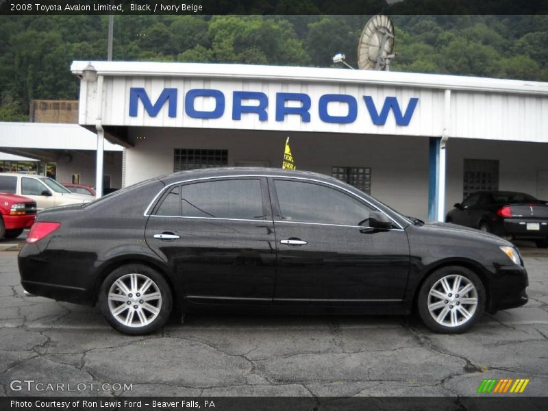 Black / Ivory Beige 2008 Toyota Avalon Limited