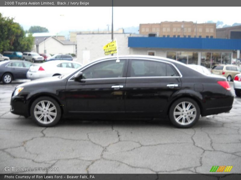Black / Ivory Beige 2008 Toyota Avalon Limited