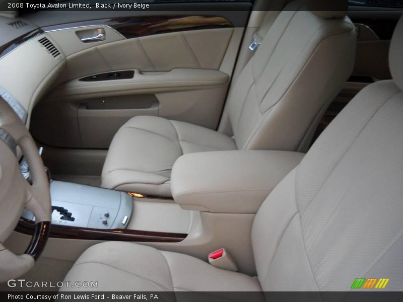 Black / Ivory Beige 2008 Toyota Avalon Limited