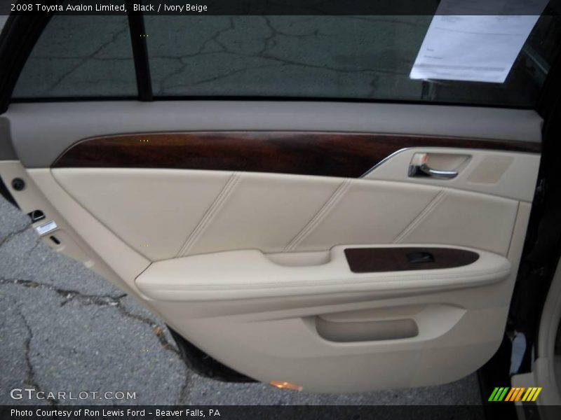 Black / Ivory Beige 2008 Toyota Avalon Limited
