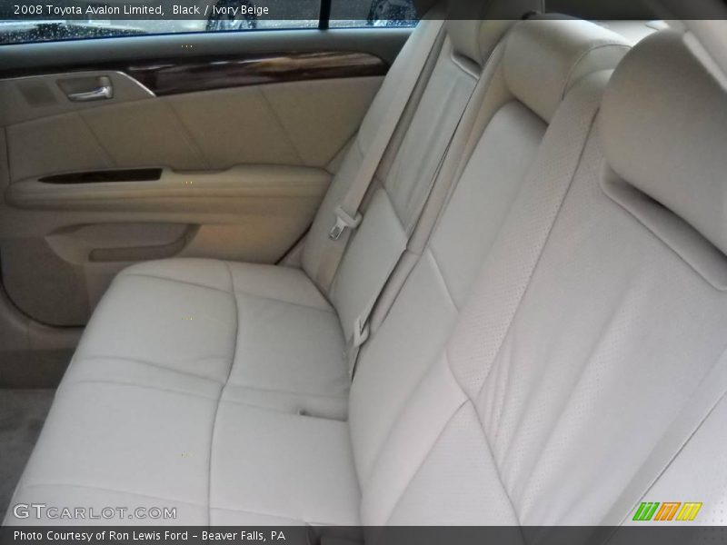 Black / Ivory Beige 2008 Toyota Avalon Limited