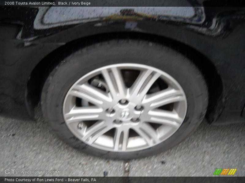 Black / Ivory Beige 2008 Toyota Avalon Limited