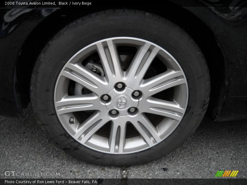 Black / Ivory Beige 2008 Toyota Avalon Limited