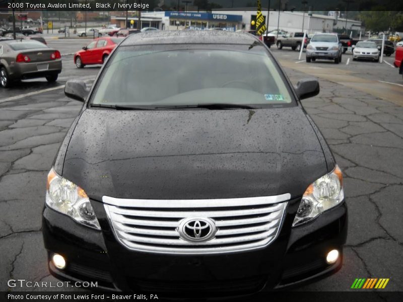 Black / Ivory Beige 2008 Toyota Avalon Limited