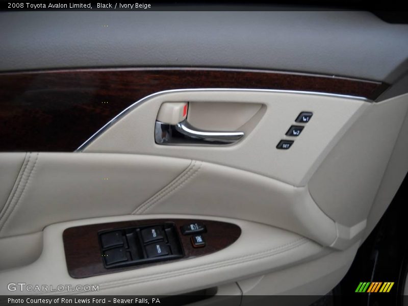Black / Ivory Beige 2008 Toyota Avalon Limited