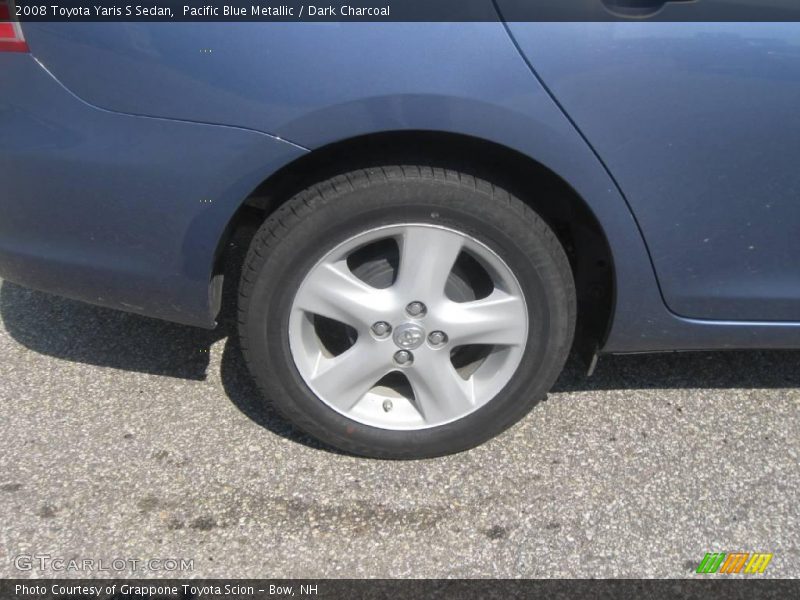 Pacific Blue Metallic / Dark Charcoal 2008 Toyota Yaris S Sedan