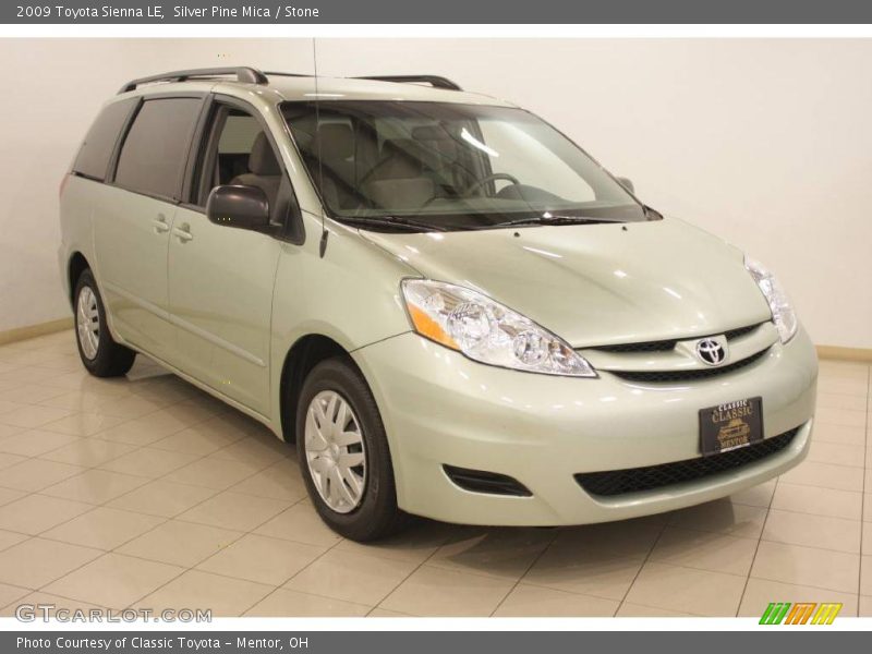 Silver Pine Mica / Stone 2009 Toyota Sienna LE
