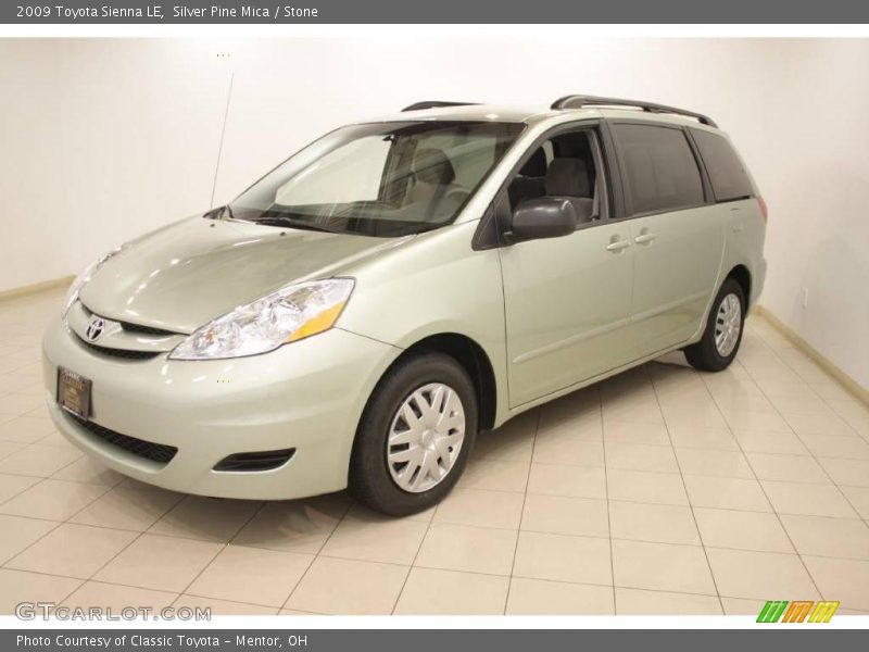 Silver Pine Mica / Stone 2009 Toyota Sienna LE