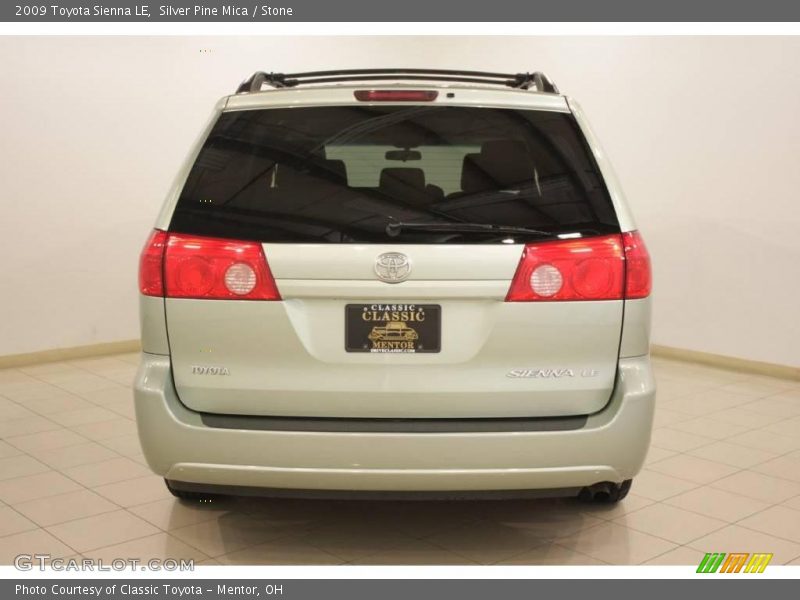 Silver Pine Mica / Stone 2009 Toyota Sienna LE