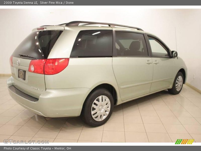 Silver Pine Mica / Stone 2009 Toyota Sienna LE