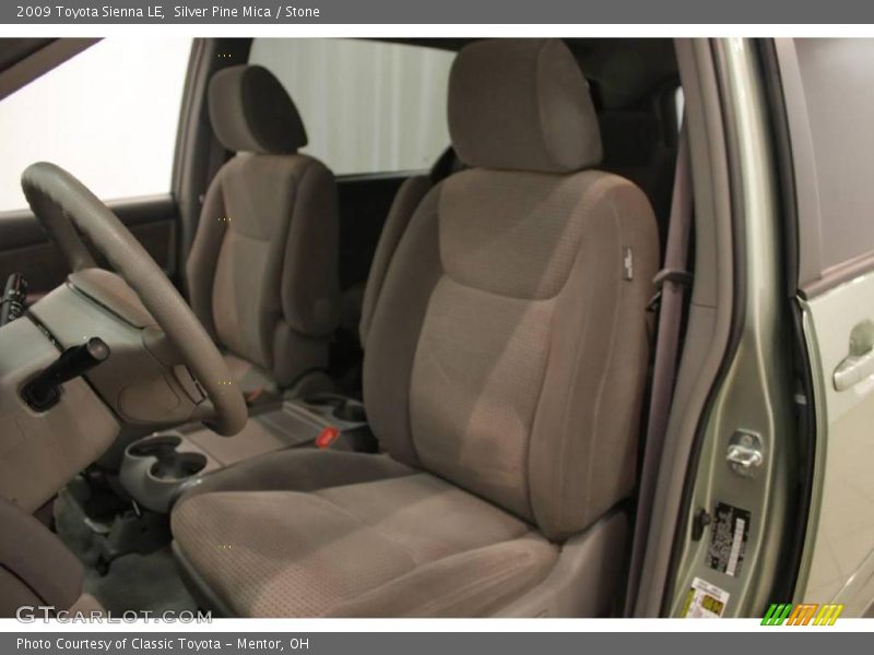 Silver Pine Mica / Stone 2009 Toyota Sienna LE