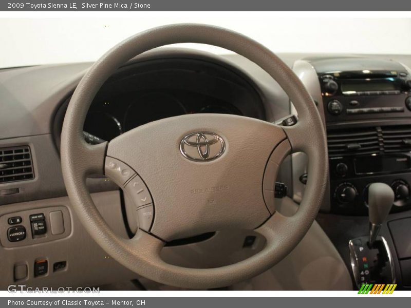 Silver Pine Mica / Stone 2009 Toyota Sienna LE